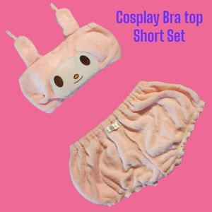 🆕️Cosplay 2pc 3sets! bratop & shorts Sz Large, 2xl, and large